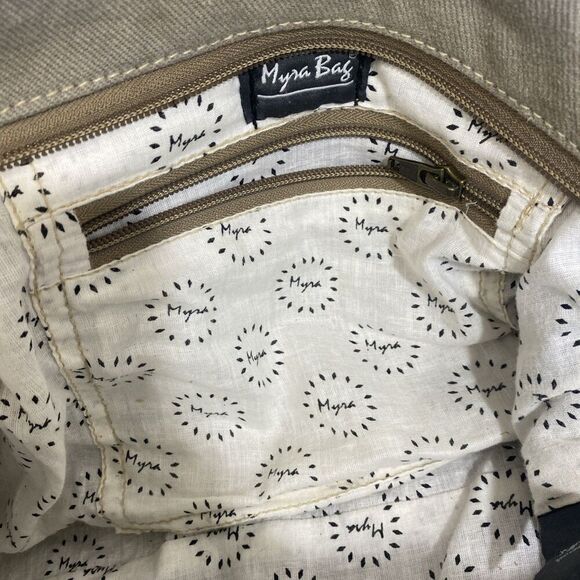 Myra Purse Carpet Bag Design With Leather Handles - Picture 11 of 13